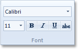 Font only